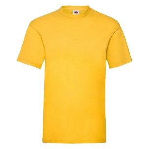 Fruit of the Loom, Valueweight, Men's Cotton T-shirt, Sunflower Yellow, 3XL