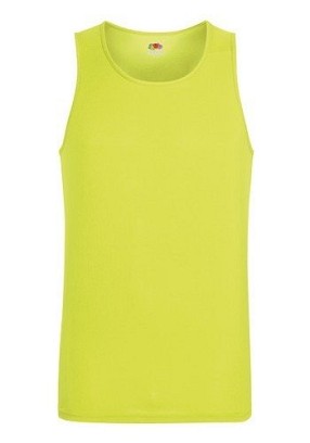 Fruit of the Loom, Performance Vest, sportska atlet majica za muškarce, žuta,2XL